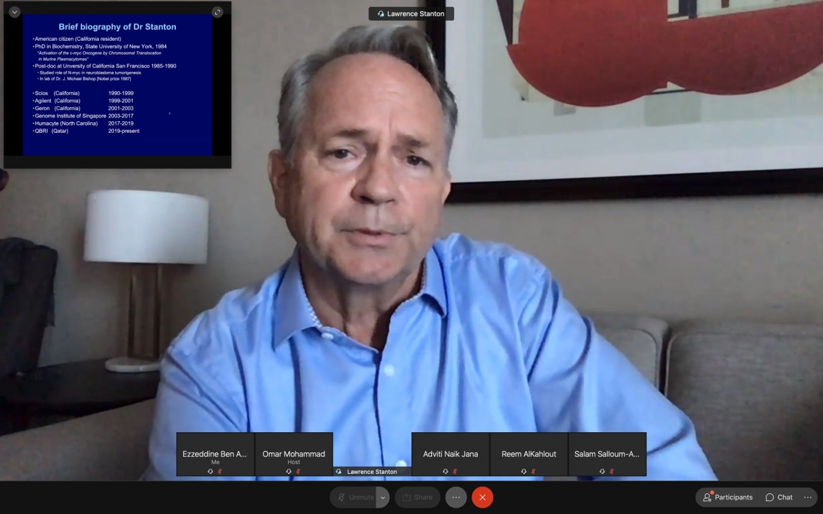 HBKU’s Qatar Biomedical Research Institute Continues to Bring Scientists Together Through Webinar Series 